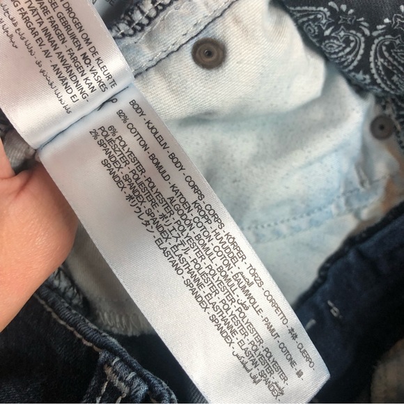 Ariat Jeans Size 25 Long 25L R.E.A.L Denim Ocean Real Straight Icon Jeans - Picture 8 of 8
